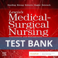 TEST BANK Lewis's Medical-Surgical Nursing Assessment and Management of Clinical Problems 11th Edition